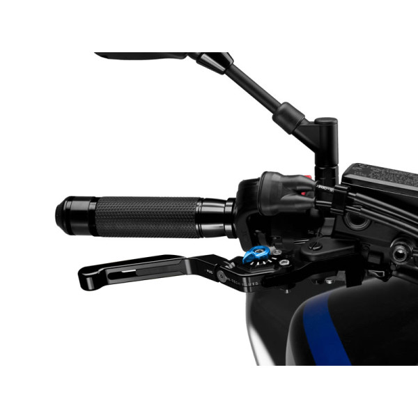 Puig Extendable Folding V3 Brake (Black Extender With Blue Selector) Blue
